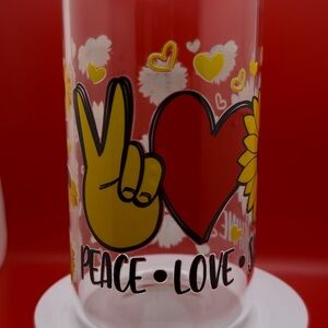 Peace Love Sunflower Tumbler